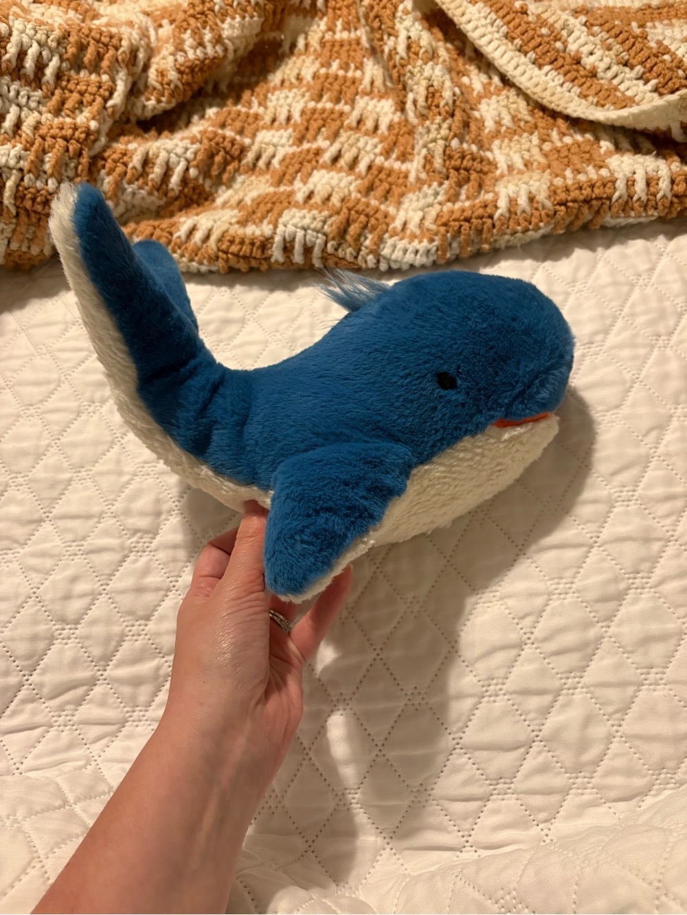Steiff Tory Blue Whale Plush - Picture 5 of 5